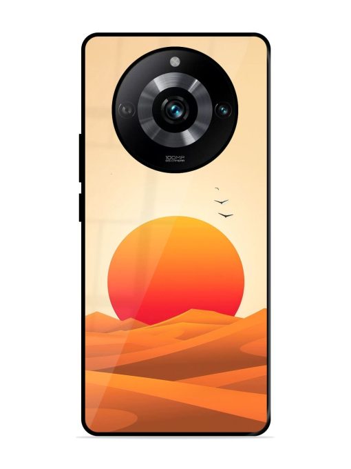 Desert Sunset Glossy Soft Edge Case for Realme 11 Pro (5G) Chachhi