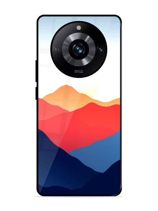 Sunset Peaks Glossy Soft Edge Case for Realme 11 Pro (5G) Chachhi