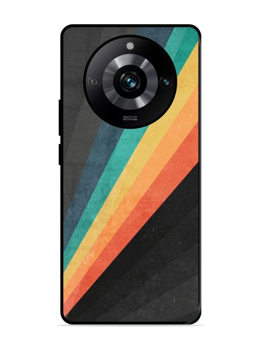 Retro Spectrum Glossy Soft Edge Case for Realme 11 Pro (5G) Chachhi