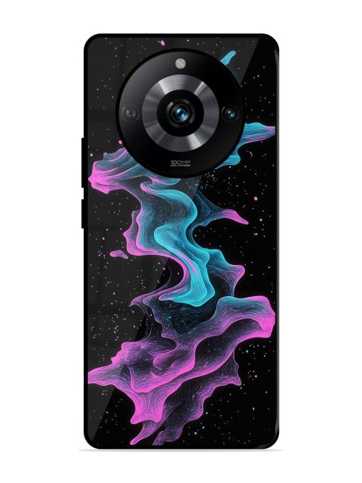 Cosmic Currents Glossy Soft Edge Case for Realme 11 Pro (5G) Chachhi