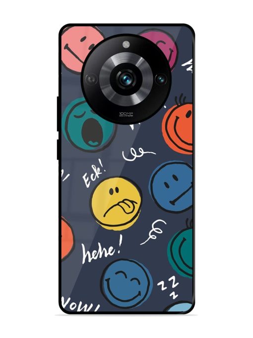 Emoticon Parade Glossy Soft Edge Case for Realme 11 Pro (5G) Chachhi