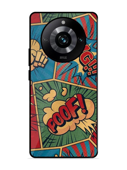 Comic Book Chaos Glossy Soft Edge Case for Realme 11 Pro (5G) Chachhi