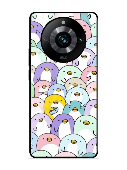 Penguin Party Glossy Soft Edge Case for Realme 11 Pro (5G) Chachhi