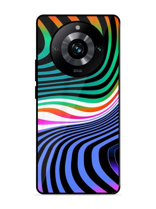 Psychedelic Waves Glossy Soft Edge Case for Realme 11 Pro (5G)