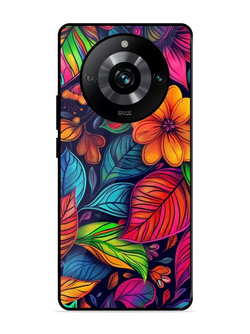 Rainbow Of Blooms Glossy Soft Edge Case for Realme 11 Pro (5G) Chachhi