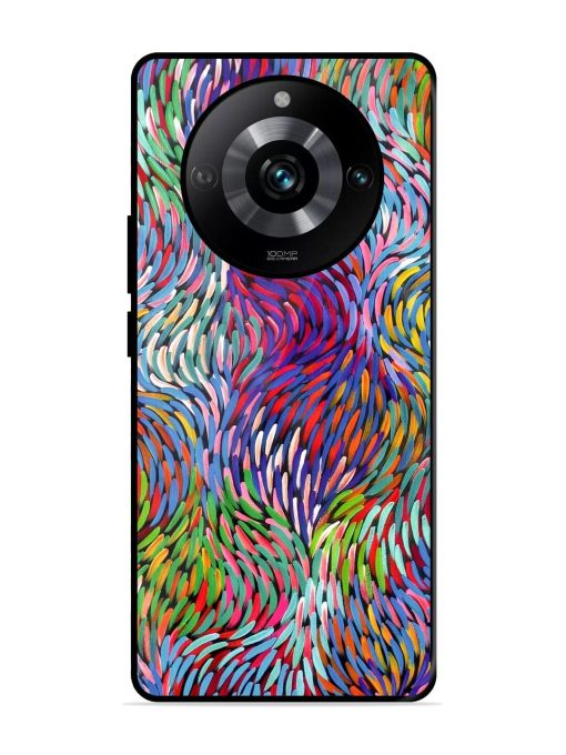 Vibrant Waves Glossy Soft Edge Case for Realme 11 Pro (5G) Chachhi