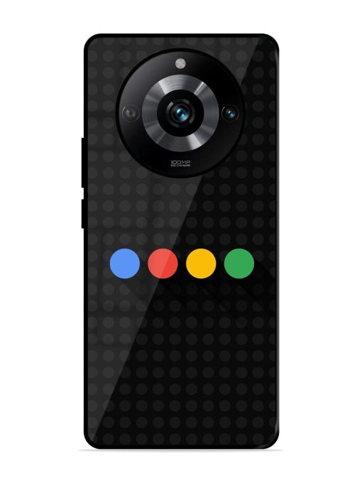 Google Dots Glossy Soft Edge Case for Realme 11 Pro (5G) Chachhi