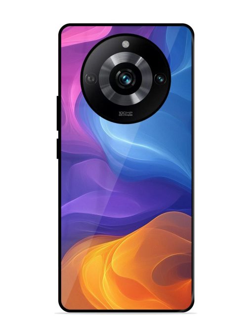 Cosmic Currents Glossy Soft Edge Case for Realme 11 Pro (5G) Chachhi