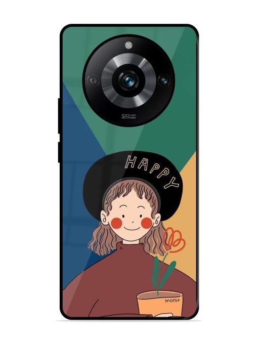 Happy Momo Glossy Soft Edge Case for Realme 11 Pro (5G) Chachhi