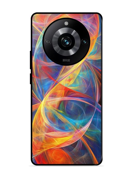 Cosmic Currents Glossy Soft Edge Case for Realme 11 Pro (5G) Chachhi