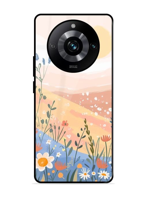 Golden Hour Blooms Glossy Soft Edge Case for Realme 11 Pro (5G) Chachhi