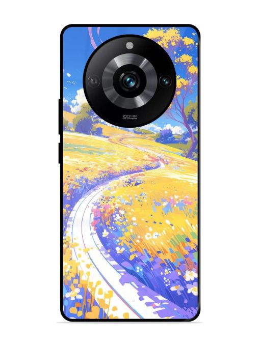 Vibrant Spring Meadow Glossy Soft Edge Case for Realme 11 Pro (5G) Chachhi