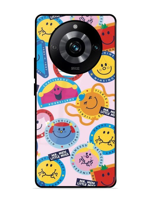 Whimsical Mr. Men & Little Miss Glossy Soft Edge Case for Realme 11 Pro (5G) Chachhi