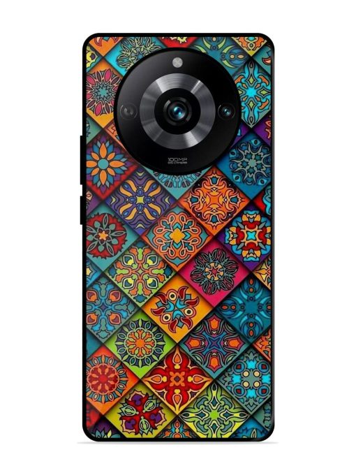 Patchwork Mandala Mosaic Glossy Soft Edge Case for Realme 11 Pro (5G) Chachhi