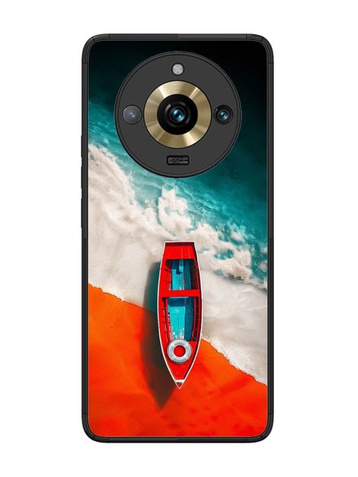 Crimson Tide Glossy Soft Edge Case for Realme 11 Pro Plus (5G) Chachhi