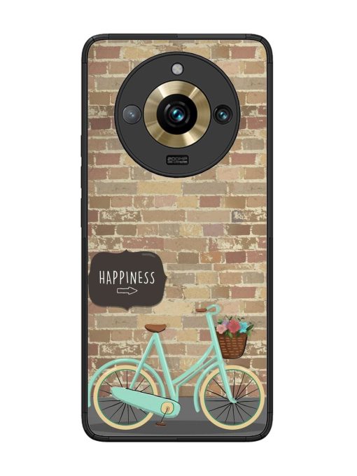 Pedaling Towards Happiness Glossy Soft Edge Case for Realme 11 Pro Plus (5G) Chachhi