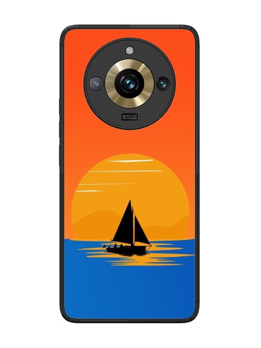 Sunset Sail Glossy Soft Edge Case for Realme 11 Pro Plus (5G) Chachhi