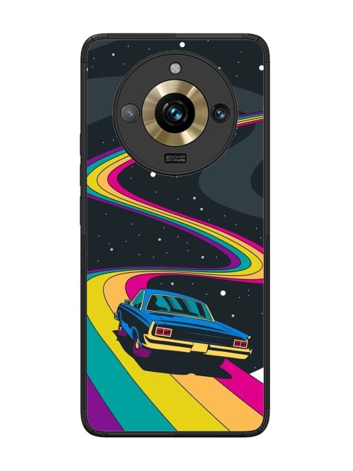 Rainbow Road Glossy Soft Edge Case for Realme 11 Pro Plus (5G) Chachhi