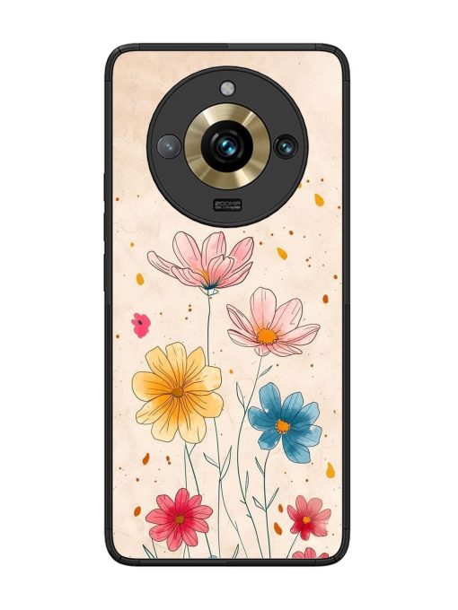 Delicate Bloom Glossy Soft Edge Case for Realme 11 Pro Plus (5G) Chachhi