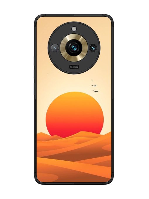 Desert Sunset Glossy Soft Edge Case for Realme 11 Pro Plus (5G) Chachhi