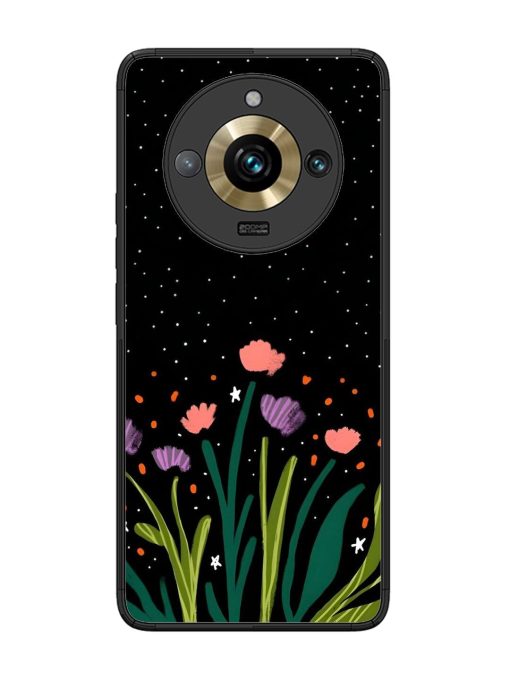 Midnight Bloom Glossy Soft Edge Case for Realme 11 Pro Plus (5G) Chachhi