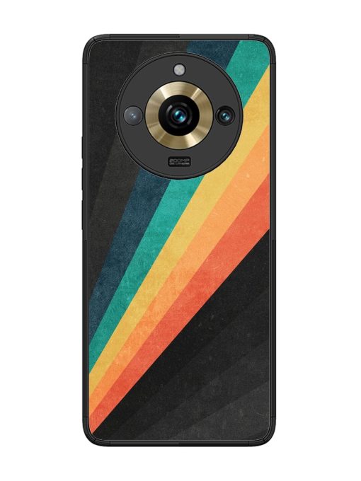 Retro Spectrum Glossy Soft Edge Case for Realme 11 Pro Plus (5G) Chachhi