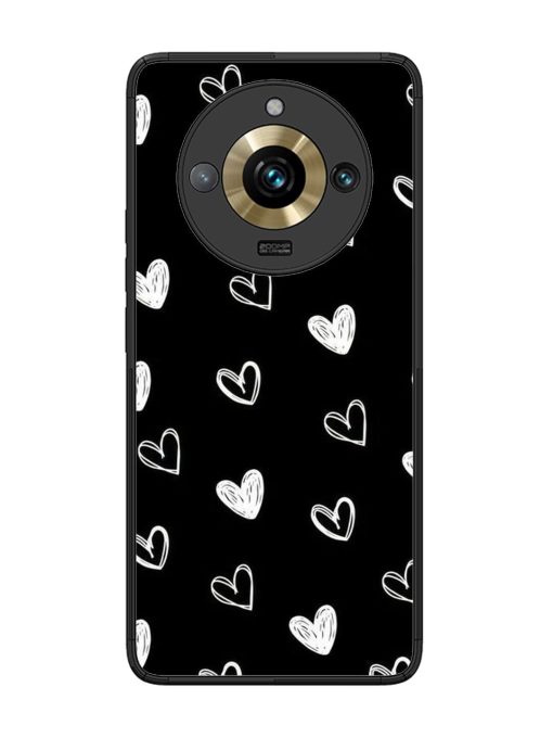 Scattered Hearts Glossy Soft Edge Case for Realme 11 Pro Plus (5G) Chachhi