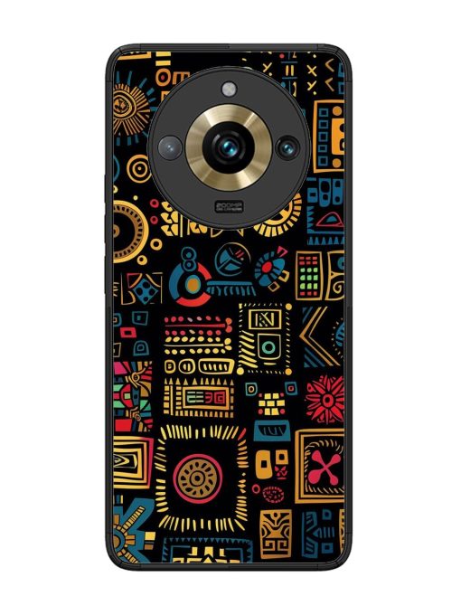 Tribal Tapestry Glossy Soft Edge Case for Realme 11 Pro Plus (5G) Chachhi