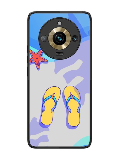 Sandy Toes And Salty Seas Glossy Soft Edge Case for Realme 11 Pro Plus (5G) Chachhi