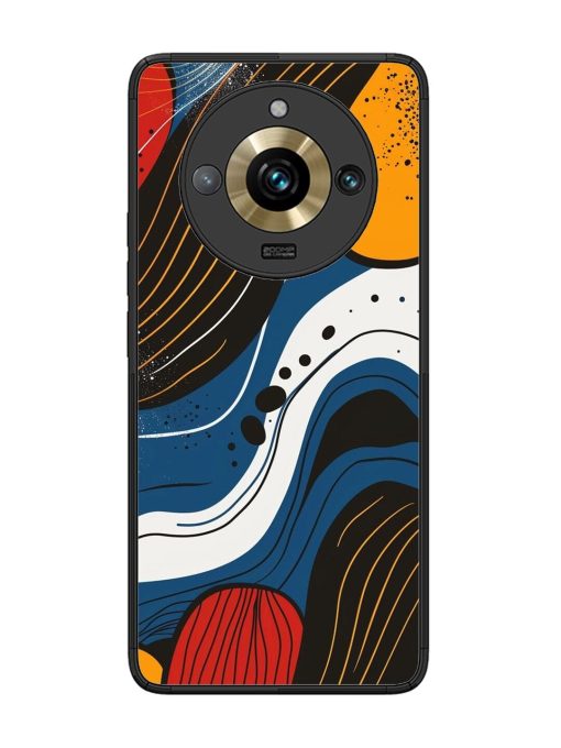 Abstract Expression Glossy Soft Edge Case for Realme 11 Pro Plus (5G) Chachhi