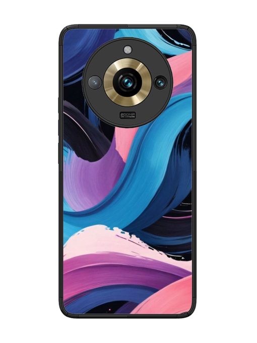 Whimsical Waves Glossy Soft Edge Case for Realme 11 Pro Plus (5G) Chachhi