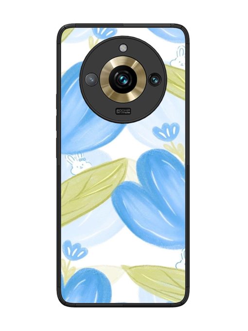 Bunny'S Blue Garden Glossy Soft Edge Case for Realme 11 Pro Plus (5G) Chachhi