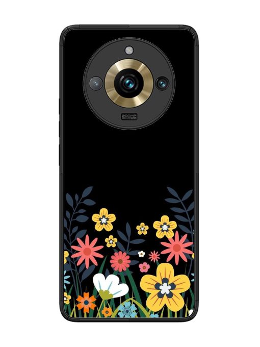 Floral Night Sky Glossy Soft Edge Case for Realme 11 Pro Plus (5G) Chachhi