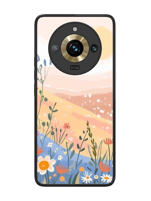 Golden Hour Blooms Glossy Soft Edge Case for Realme 11 Pro Plus (5G) Chachhi