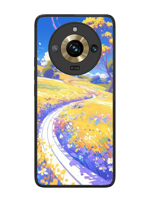 Vibrant Spring Meadow Glossy Soft Edge Case for Realme 11 Pro Plus (5G) Chachhi