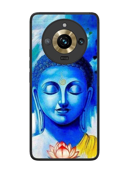 Serene Buddha With Lotus Glossy Soft Edge Case for Realme 11 Pro Plus (5G) Chachhi