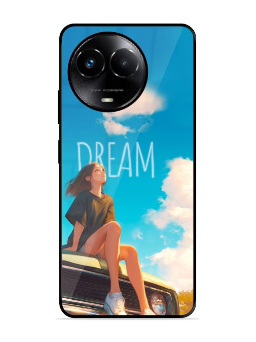 Girly Dream Art Glossy Soft Edge Case for Realme 11X (5G) Chachhi