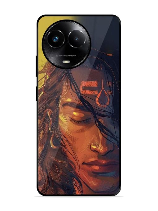 Tranquil Shiva Glossy Soft Edge Case for Realme 11X (5G) Chachhi