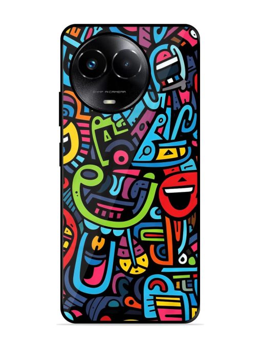 Doodlephoria Glossy Soft Edge Case for Realme 11X (5G) Chachhi