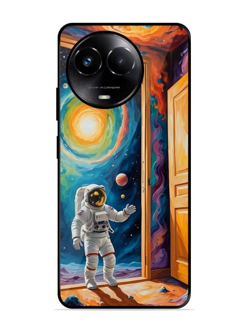 Artistic Space Glossy Soft Edge Case for Realme 11X (5G) Chachhi