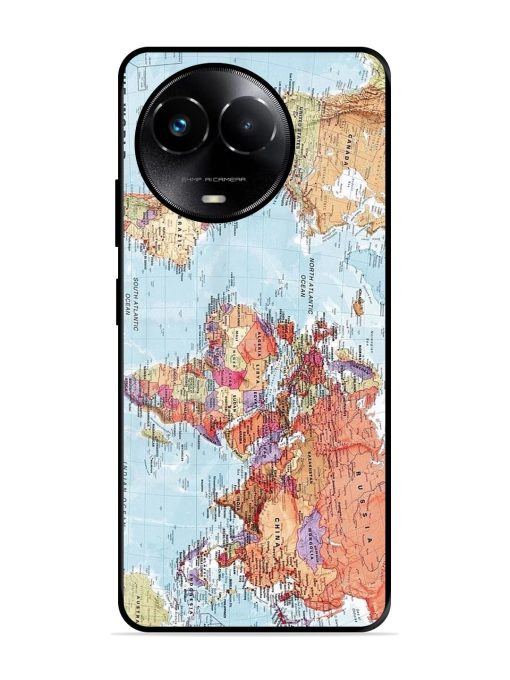 Our Blue Marble Glossy Soft Edge Case for Realme 11X (5G) Chachhi