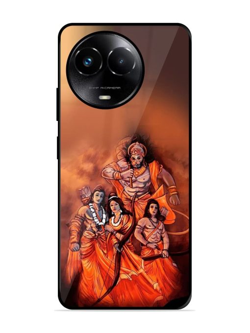 Sita Ram Glossy Soft Edge Case for Realme 11X (5G) Chachhi