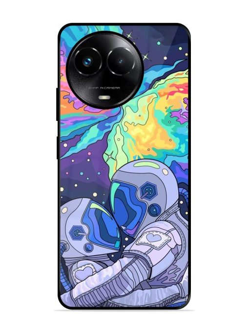 Cosmic Love Glossy Soft Edge Case for Realme 11X (5G) Chachhi