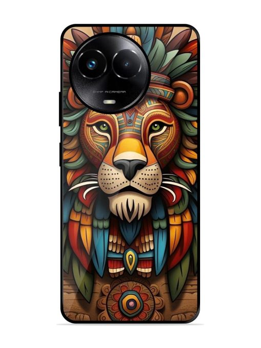 Aztec Majesty Glossy Soft Edge Case for Realme 11X (5G) Chachhi