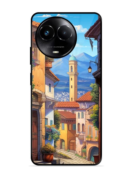 Tuscan Twilight Glossy Soft Edge Case for Realme 11X (5G) Chachhi