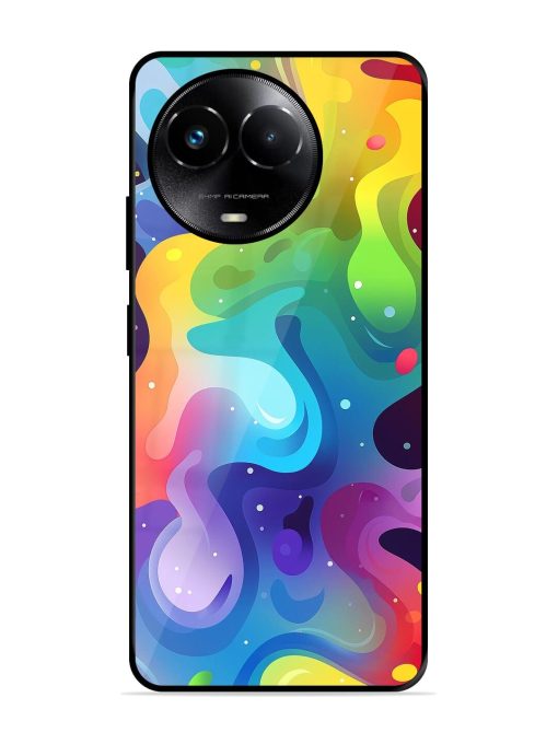 Rainbow River Glossy Soft Edge Case for Realme 11X (5G) Chachhi