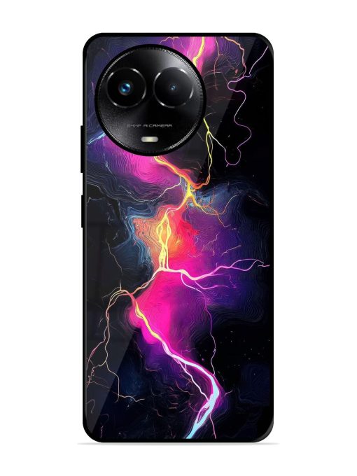 Electric Dreams Glossy Soft Edge Case for Realme 11X (5G) Chachhi