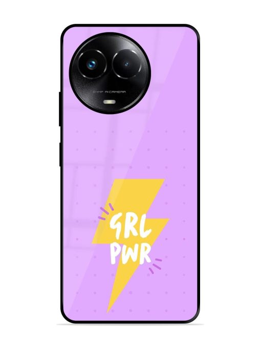 Girl Power Spark Glossy Soft Edge Case for Realme 11X (5G) Chachhi