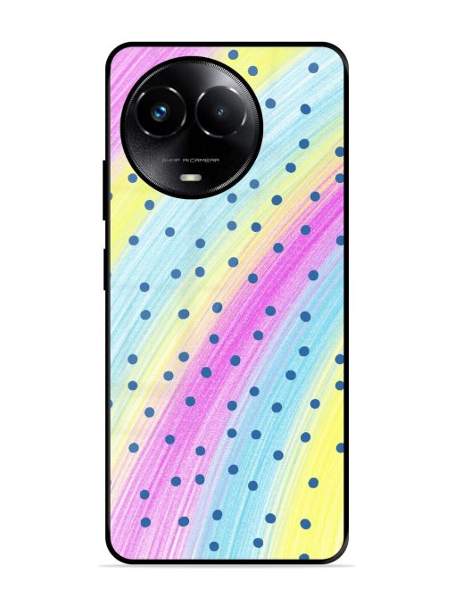 Polka Dot Paradise Glossy Soft Edge Case for Realme 11X (5G) Chachhi