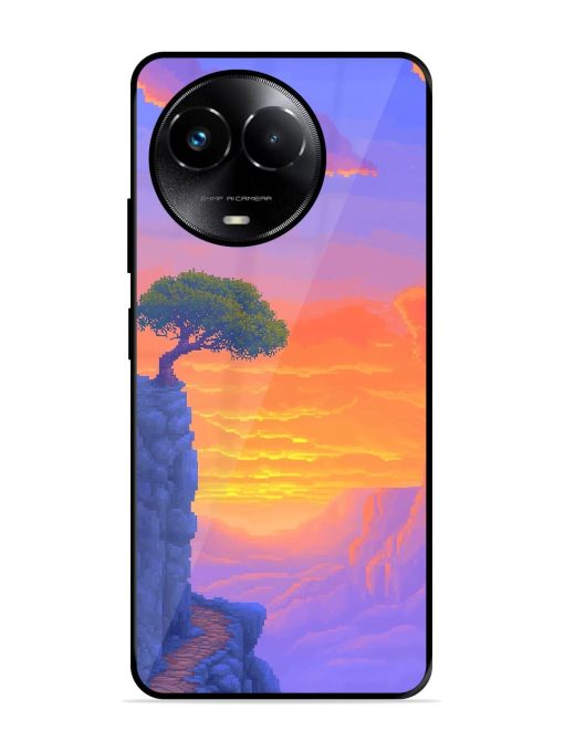 Cliffside Solitude Glossy Soft Edge Case for Realme 11X (5G) Chachhi